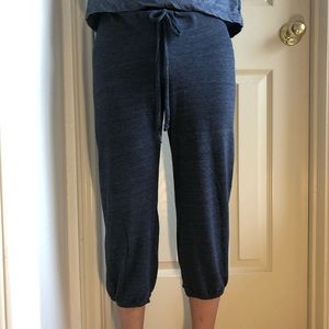 Blue Capri Sweatpants
